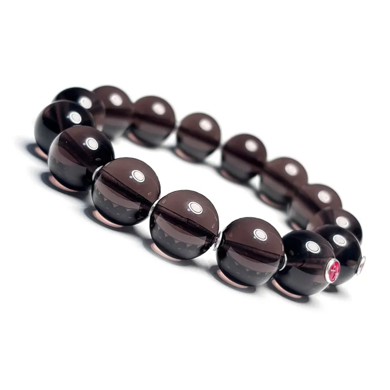 MOUNTAINS AND MANS Obsidian New Chinese Style Peaceful Auspicious Beaded Bracelet Men's-4