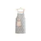 Canvas Floral Straps Bunny Ears Blue