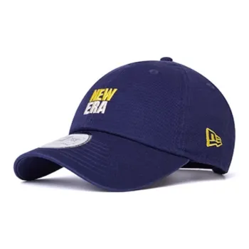 New Era Cotton Baseball Caps Unisex Light Navy Blue