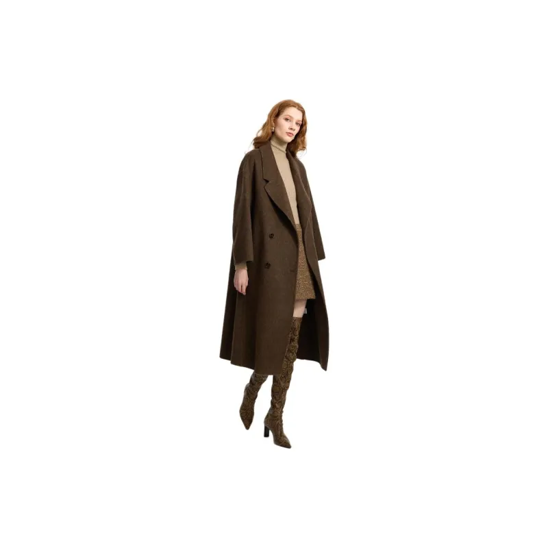 Bebe Coats Women's Khaki Green-1