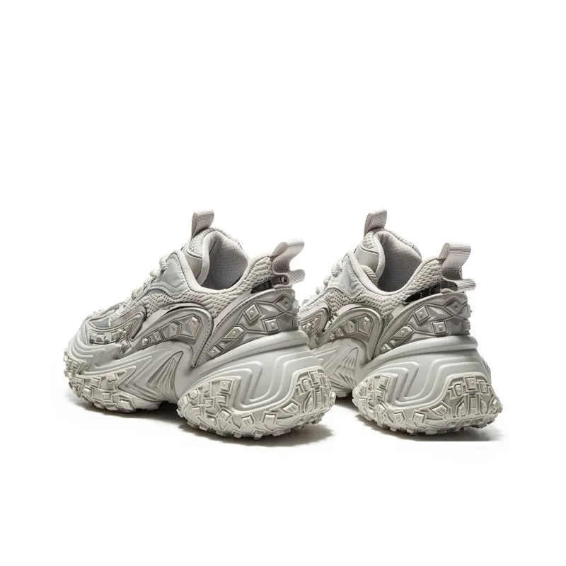 MQ Cushioned Slip-Resistant Low-Top Chunky Sneakers Unisex-12