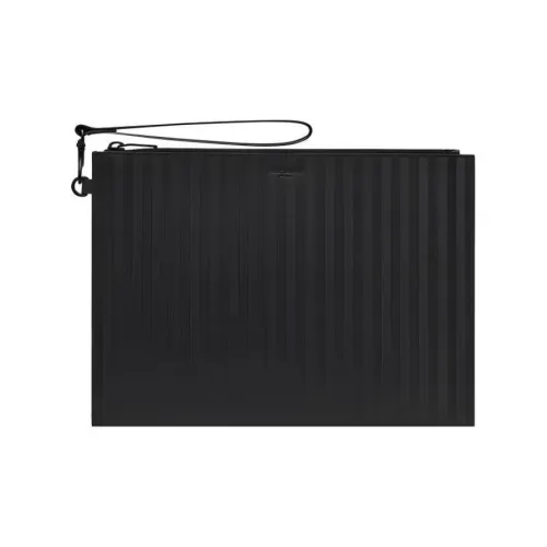 SAINT LAURENT PARIS Cow Leather Tablet Bags Men's Black