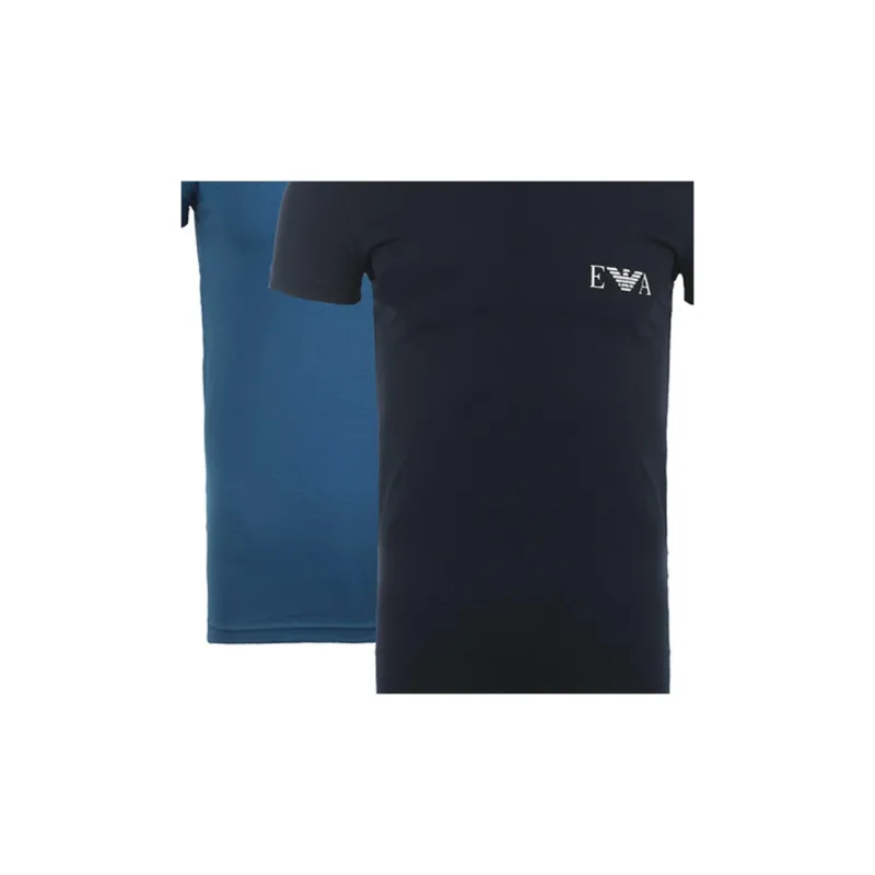 EMPORIO ARMANI Logo Printed Pack Of Two Crewneck T Shirt-4