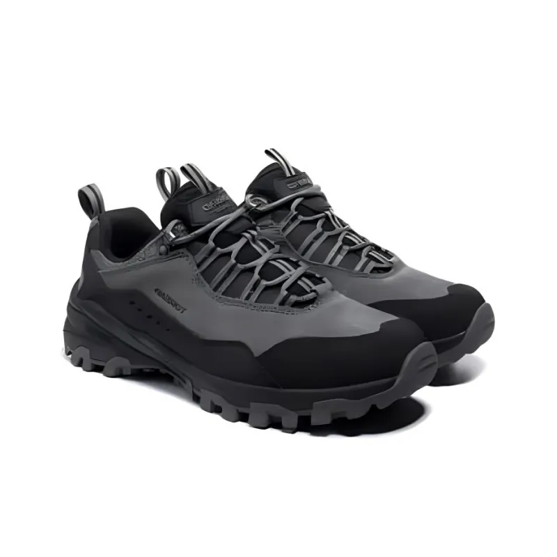 TOREAD Anti Slip Wear Resistant Low Top Trekking Shoes Women's Gray Black-3