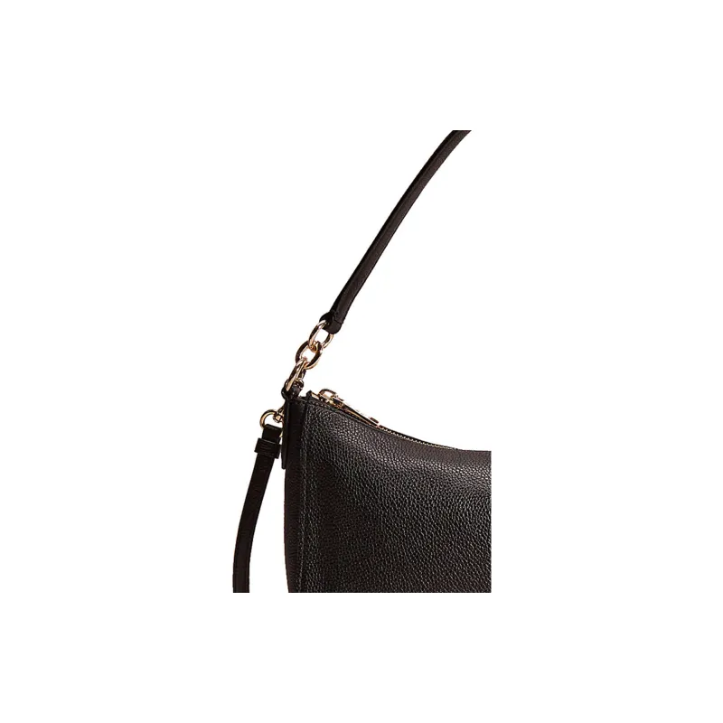 COACH Chelsea Leather Crescent Bag Handbag Shoulder Bag Crossbody Bag Large Size Women's Black-1