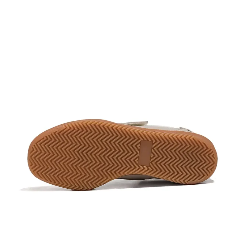 Feiyue Height Increasing Cushioning Low-Top Skateboard Shoes Women's Beige Gray-5