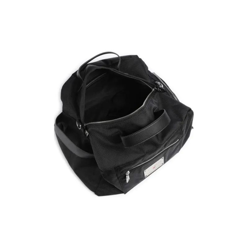 LOVE MOSCHINO Recycled Polyester Travel Bag 22L Unisex Black-3