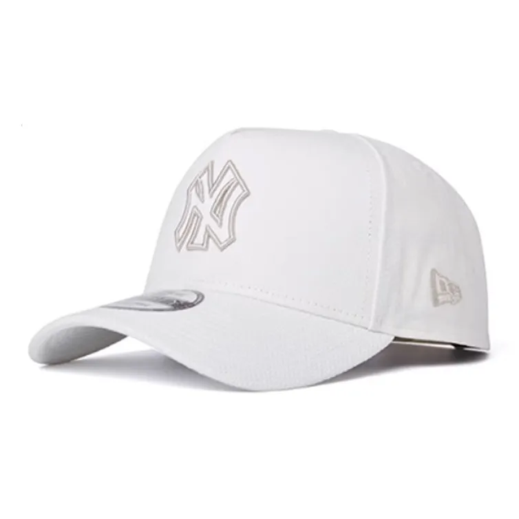 New Era Polyester Cotton Baseball Caps Unisex White-0