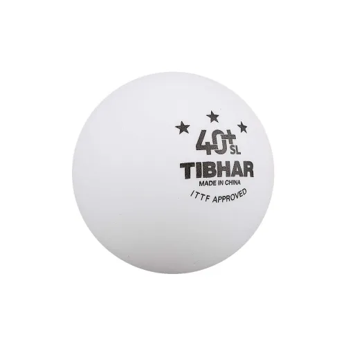TIBHAR Table Tennis Unisex Diameter 40.24mm White