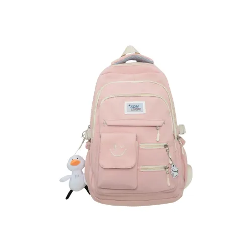 Tonlion Nylon Backpack Women's Pink/Green