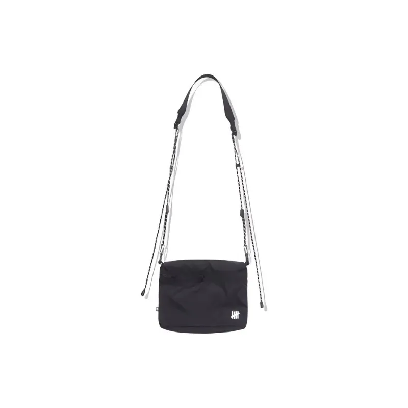 UNDEFEATED Fabric Shoulder Bag, Crossbody Bag Unisex Oatmeal Gray/Terra Green-3