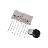 Square Language 8 Pcs Eye Shadow Brush+PU Brush Case+Brush Box