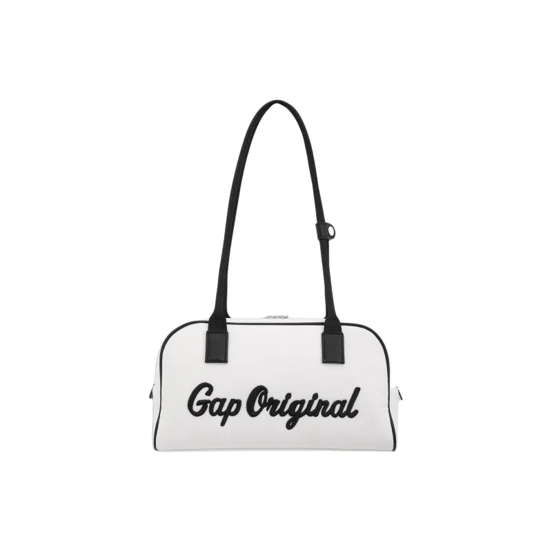 GAP Cotton Handbag Shoulder Bag Small Size Women's White-0