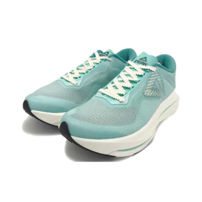 PEAK Cushioning Anti-Slip And Wear-Resistant Rebound Low-Top Running Shoes Men's Eau Green-2