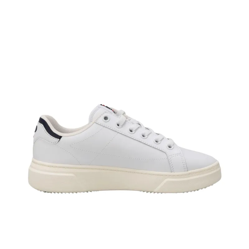 FILA Court Plumpy Slip Resistant Low Top Skateboard Shoes Women's White-1