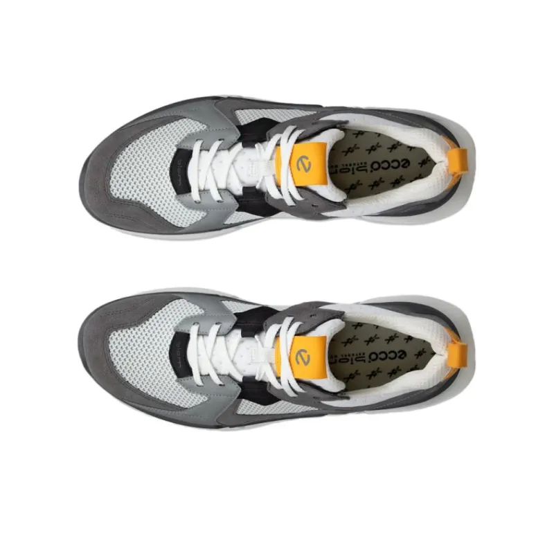 Ecco Biom 2.2 Low Top Casual Shoes Men's Gray White-3
