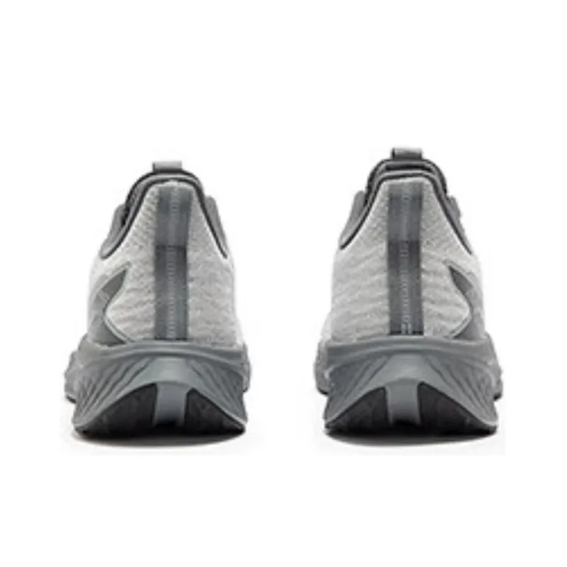 361° Abrasion Resistant Slip Resistant Low Top Running Shoes Men's Gray-2