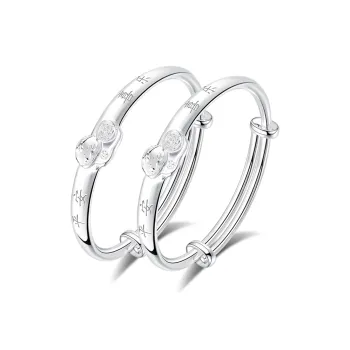 IDEAL S999 Fine Silver Bangles Kids'