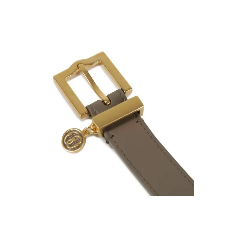 BALLY Cow Leather Belts Women's Light Umber 2cm-2