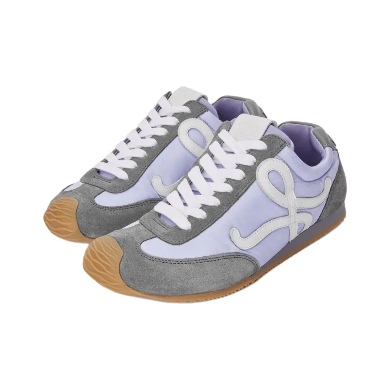 LOEWE Ballet Runner 2.0 Low Top Casual Shoes Women's Purple Gray-2