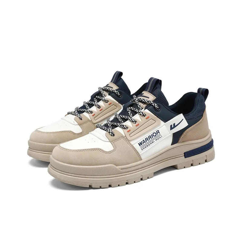 Warrior Height-Enhancing Wear-Resistant Lightweight Low-Top Casual Shoes Men's-15