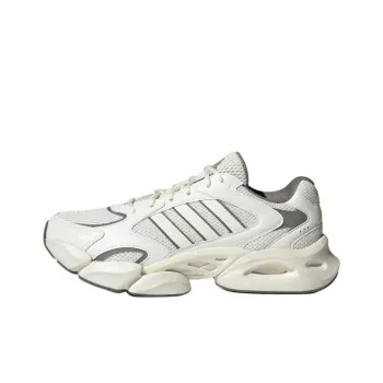 Adidas Anti Slip Wear Resistant Low Top Casual Running Shoes Unisex White Gray