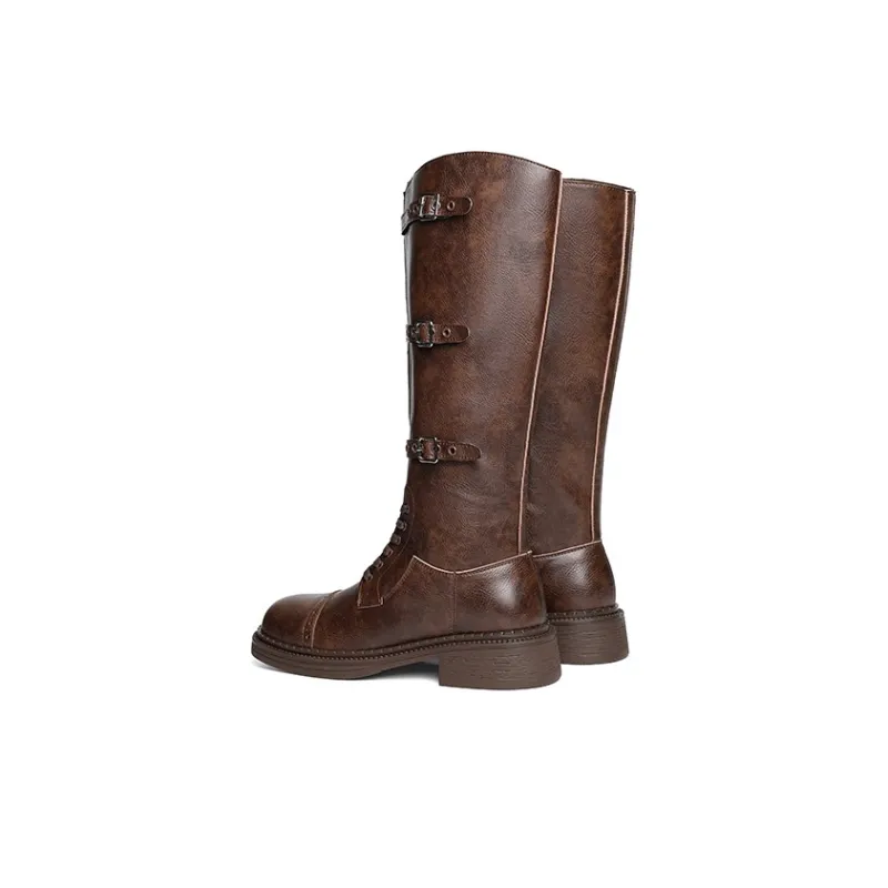 RED DRAGONFLY Knee high Boots 4.9CM Women's-4