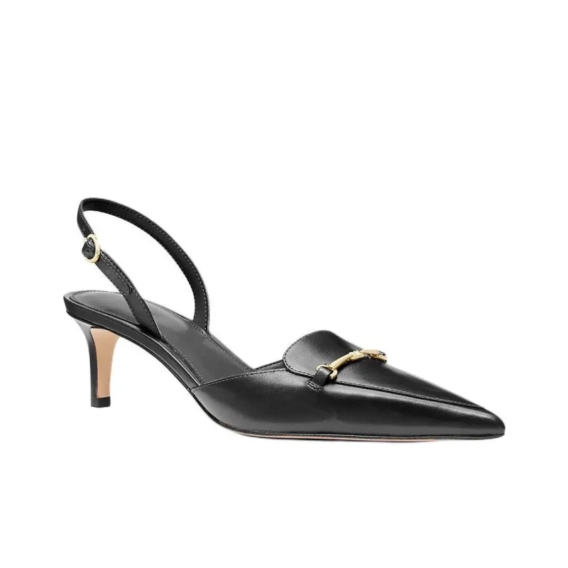 MICHAEL KORS Lena Slim Heel High Heels 5.7cm Women's Black-2