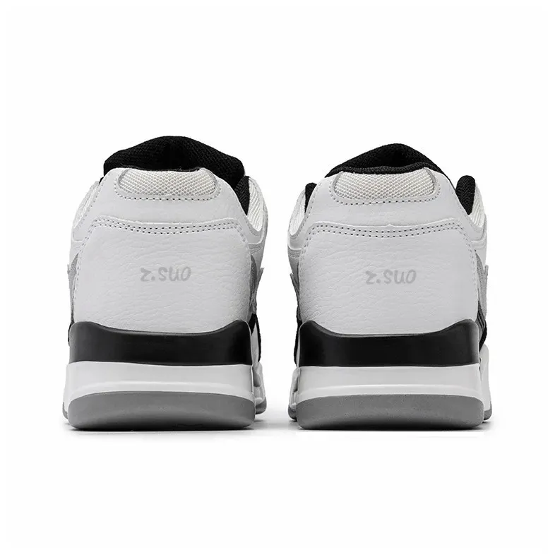 Z.SUO Slip-Resistant Lightweight Breathable Height Increasing Low-Top Skateboard Shoes Unisex-12