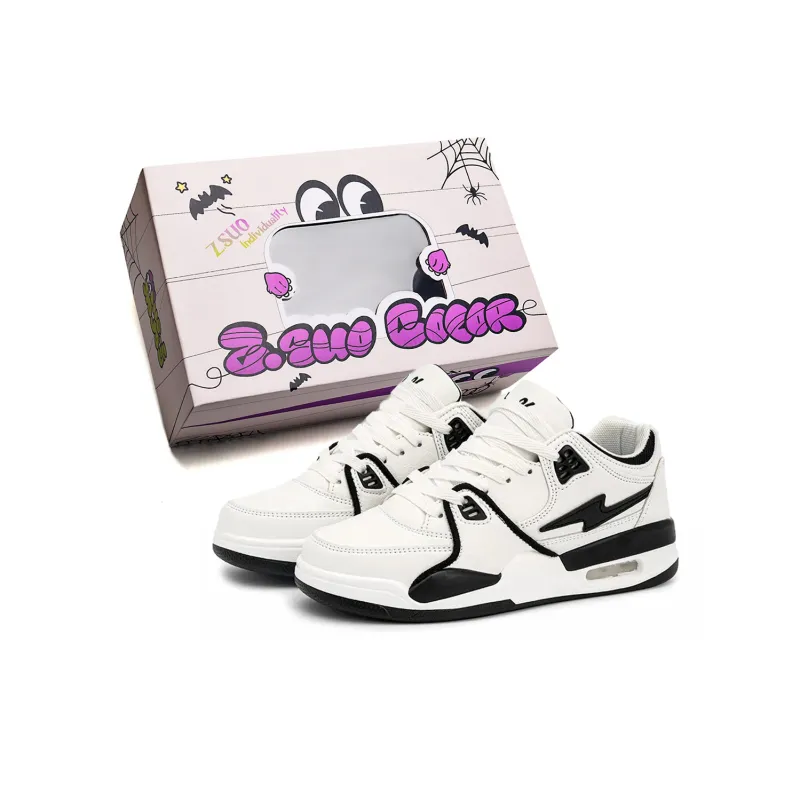 Z.SUO Slip-Resistant Lightweight Breathable Height Increasing Low-Top Skateboard Shoes Unisex-17
