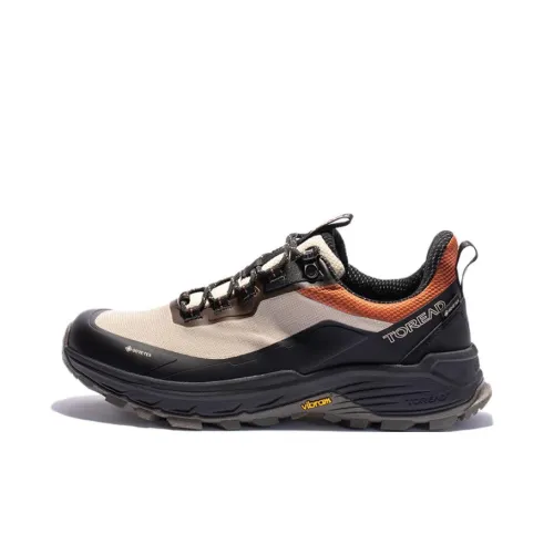 TOREAD City Outdoor Collection Impact Resistant Anti Slip And Wear Resistant Low Top Hiking Shoes Unisex Black Brown