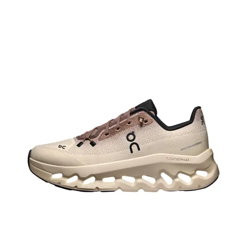 On Cloudtilt Anti Slip Wear Resistant Low Top Running Shoes Women's Beige