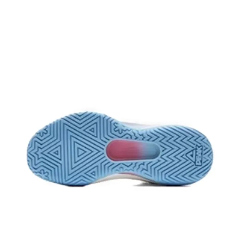 PEAK Taichi Cushioning Wear Resistant Low Top Training Shoes Women's White Blue-4