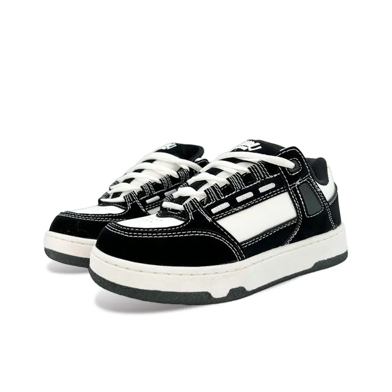 ITGI Slip Resistant Cushioning Low Top Skateboard Shoes Unisex Black-2