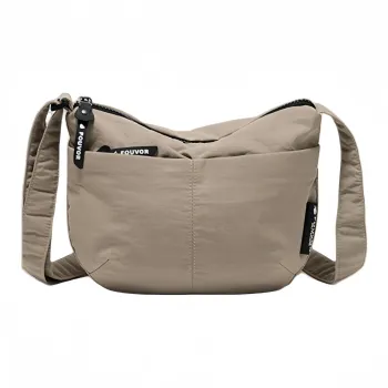FOUVOR Nylon Fabric Crossbody Bag Women's Multicolor