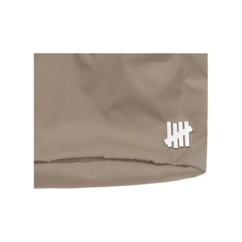 UNDEFEATED Fabric Shoulder Bag, Crossbody Bag Unisex Oatmeal Gray/Terra Green-2