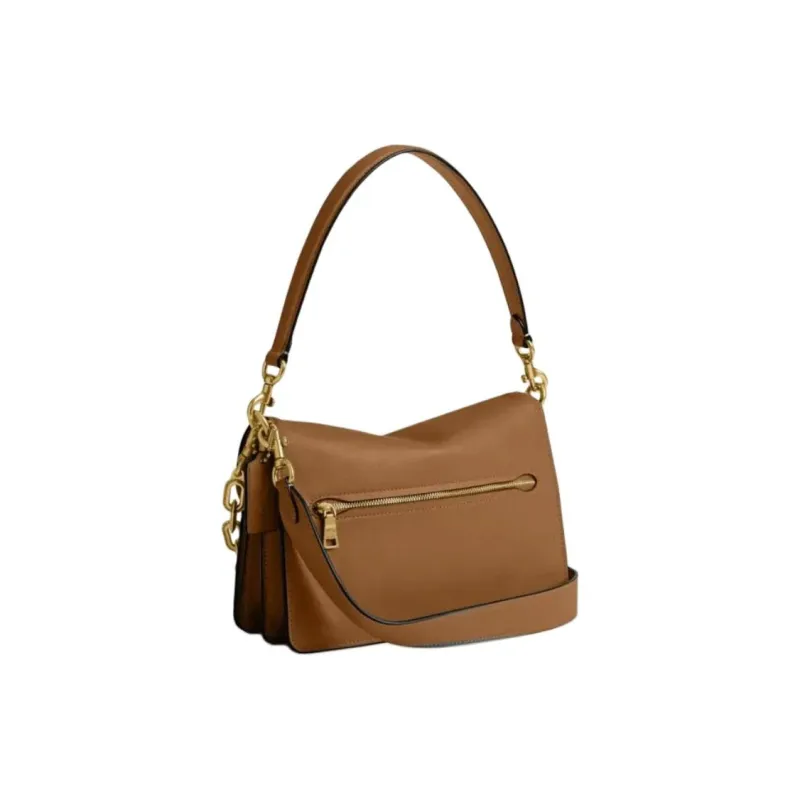 COACH Tabby Cow Leather Portable Crossbody Bag, Shoulder Bag Medium Size Women's Honey Brown-1