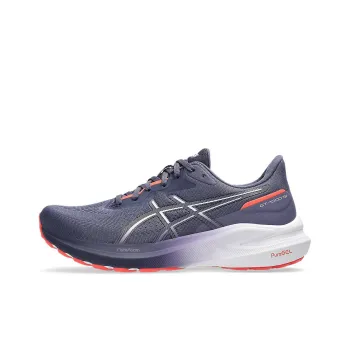 Asics GT 1000 13 Anti Slip Wear Resistant Low Top Running Shoes Women's Blue Purple Loose Fit