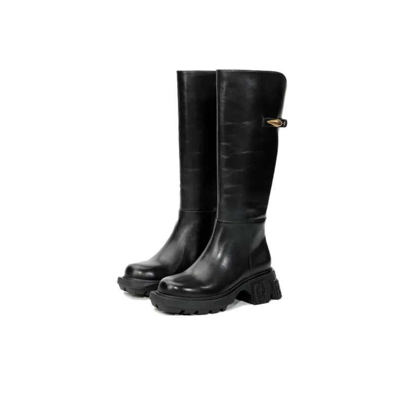 DIBO MANNER Astral Series Knee high Boots Women's Black-3