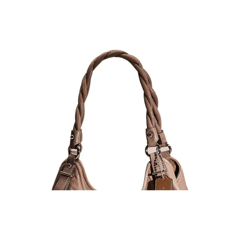 COACH Madison Leather Bucket Bag Handbag Shoulder Bag Large Size Women's Milk Tea Beige-1