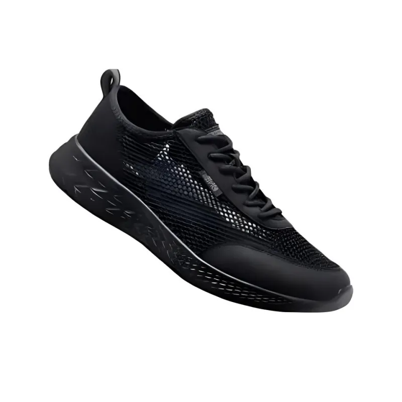 361° Anti-Slip Wear-Resistant Low-Top Casual Shoes Men's Black-3