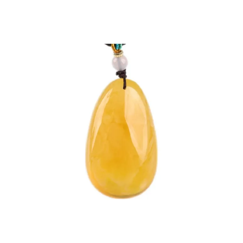 Ou Said Jewelry Amber Beeswax Necklaces Unisex-0