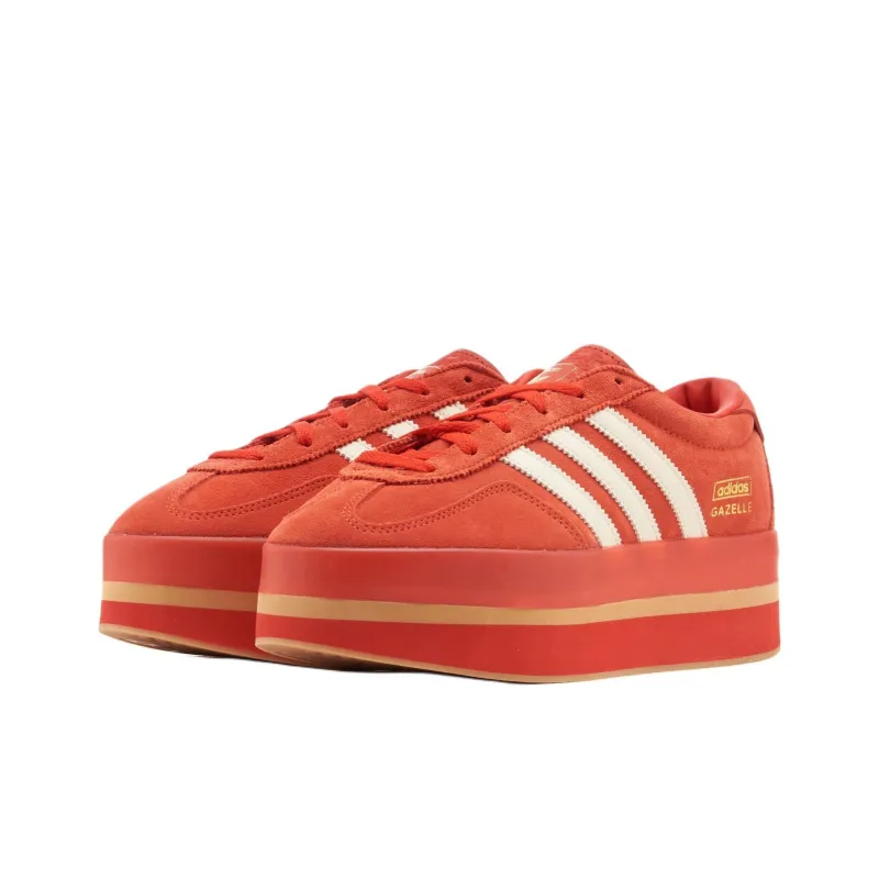 Adidas Gazelle Stack Red Cream White Women's-2