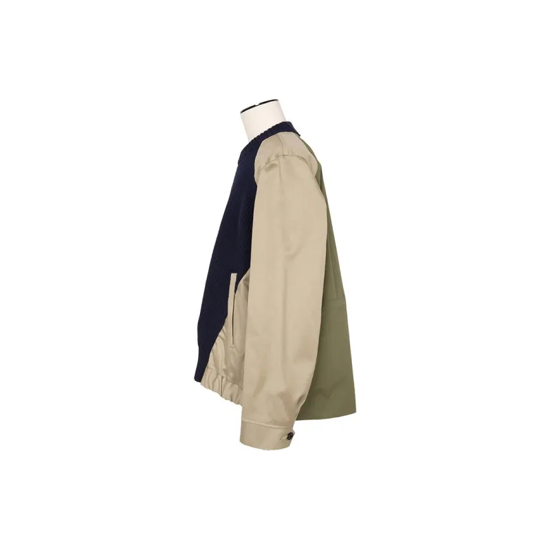Sacai Crewneck Panelled Sweatshirt-2