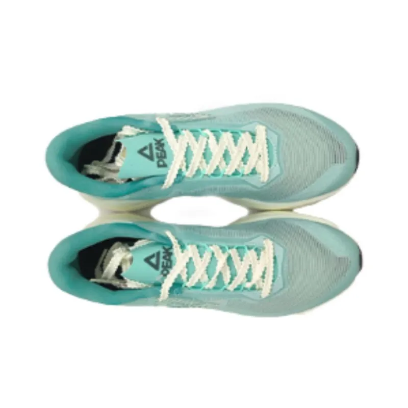 PEAK Cushioning Anti-Slip And Wear-Resistant Rebound Low-Top Running Shoes Men's Eau Green-3