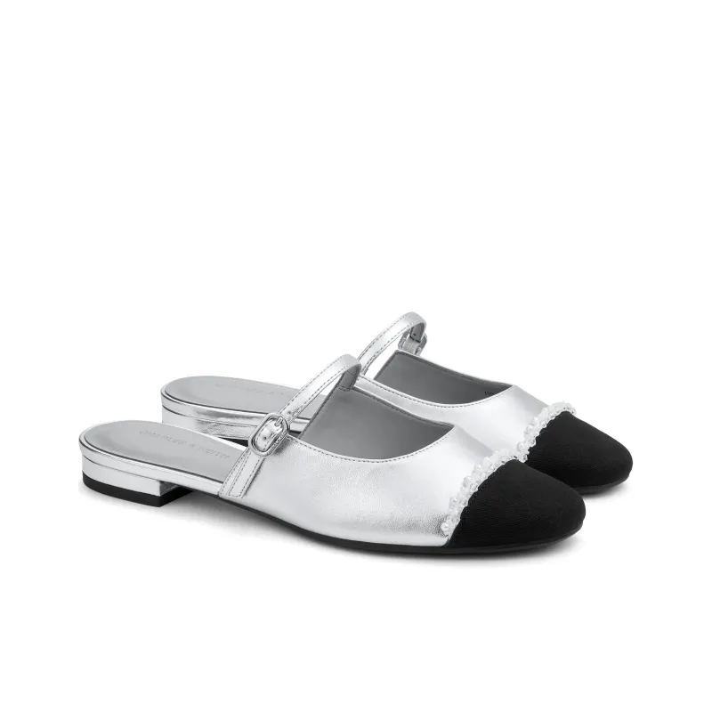 CHARLES&KEITH Composite Sole Slip Resistant Closed Toe Slippers 1.6cm Women's-5