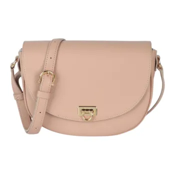 Ferragamo Gancini Buckle Crossbody Light Pink
