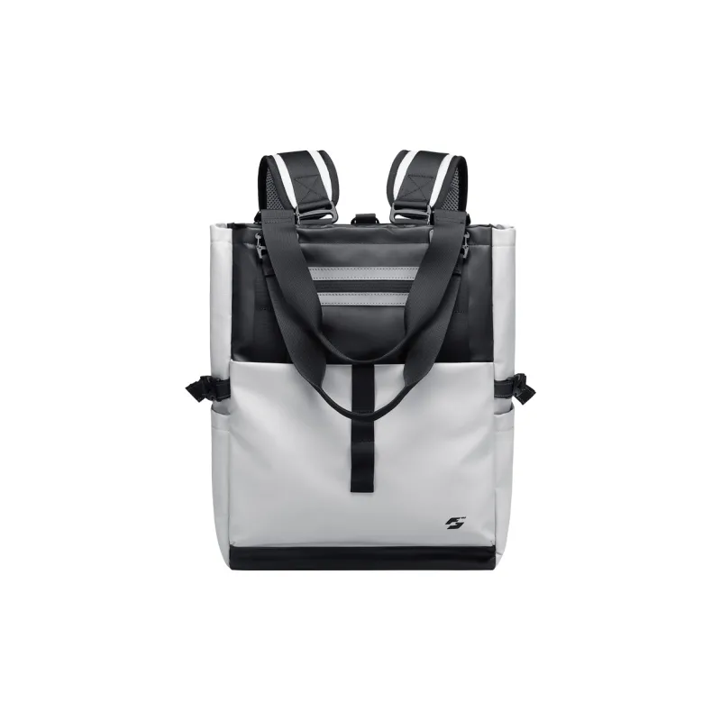 GOLF Fabric Multifunctional Backpack Regular Men's Black/Grey & White & Black-11