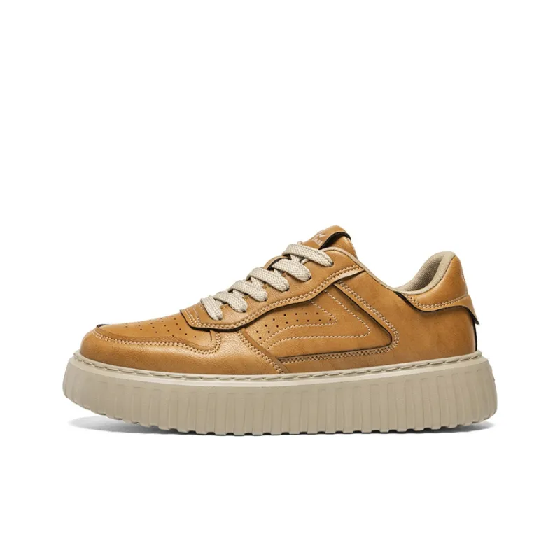 G.N.SHIJIA Wear Resistant Lightweight Breathable Height Increasing Low Top Skateboard Shoes Men's-6
