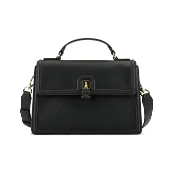 Tommy Hilfiger Artificial Leather Handbag Women's Black/Khaki